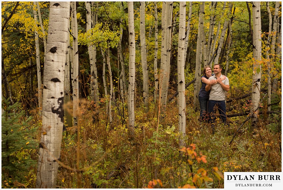 colorado mountain engagement session fall in colorado