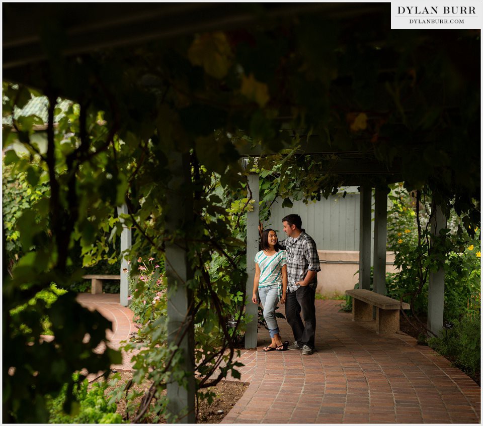 beautiful engagement photography denver botanic gardens