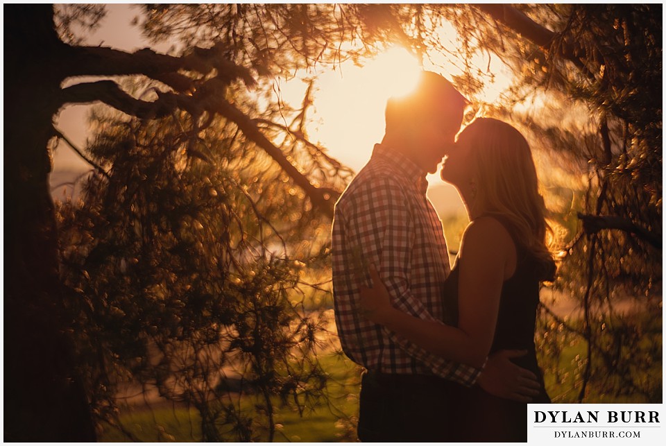 denver engagement session couples sunset portraits sloans lake