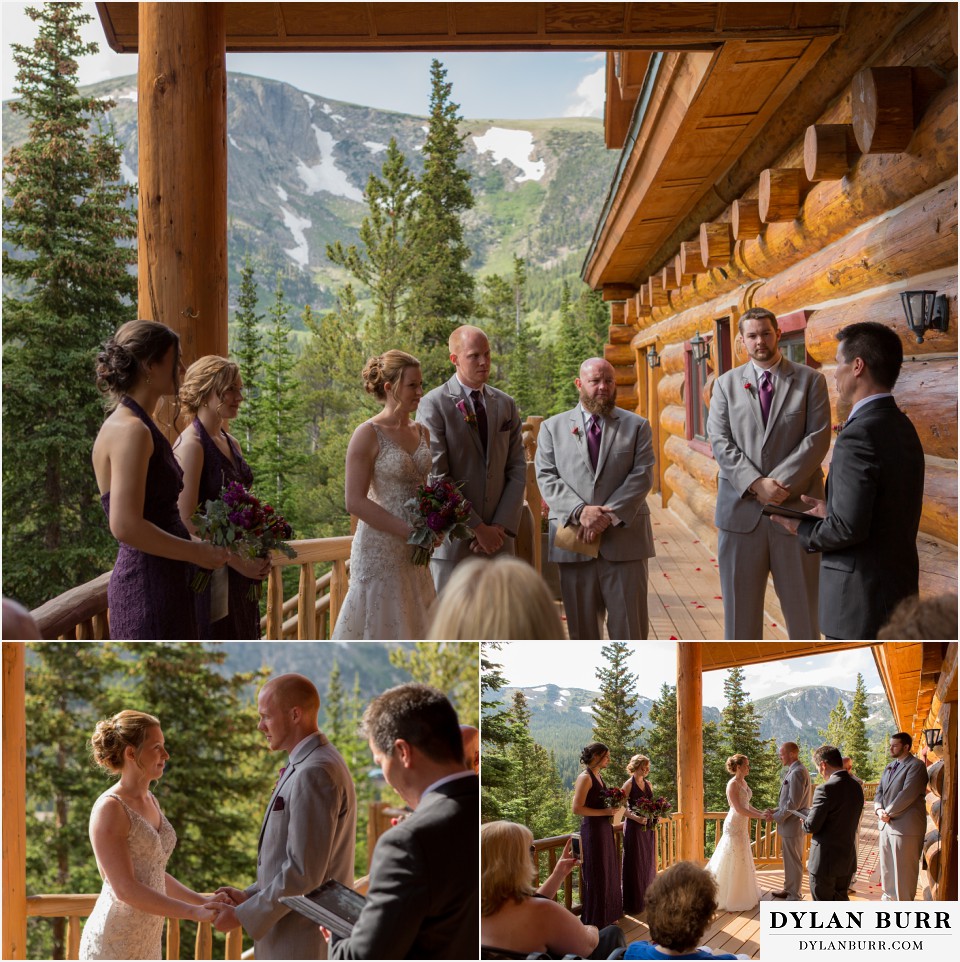 olorado mountain wedding ceremony silverlake lodge