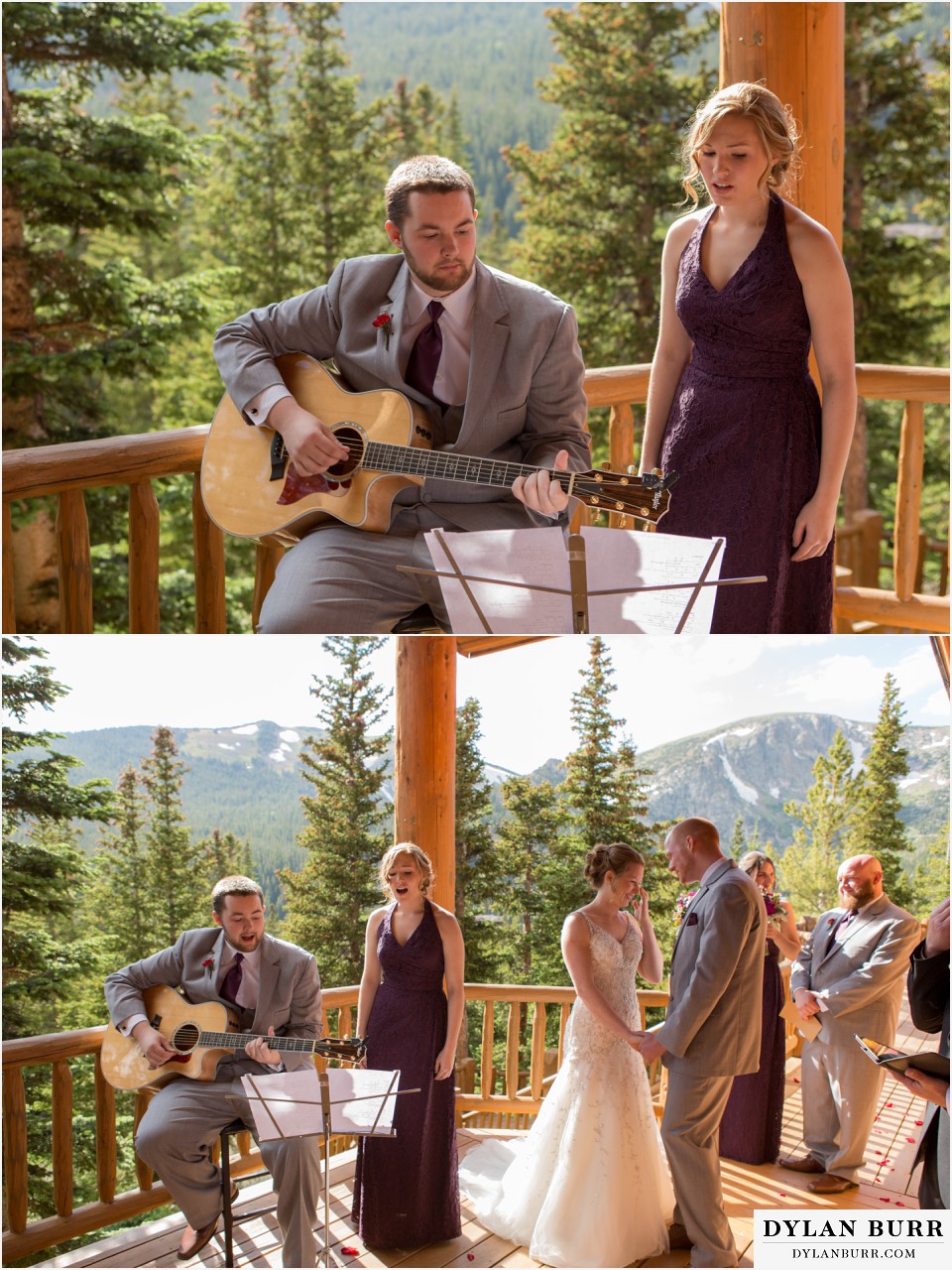 colorado mountain wedding silverlake lodge ceremony