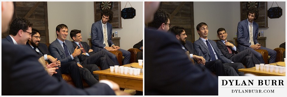 funny groomsmen jewish tisch antler basin ranch wedding