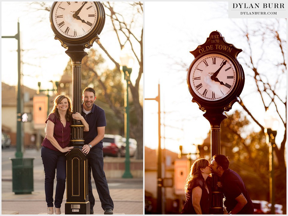 arvada olde town engagement clock