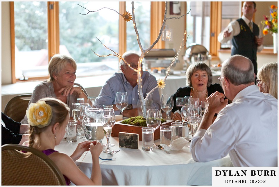 aspen colorado mountain wedding table settings
