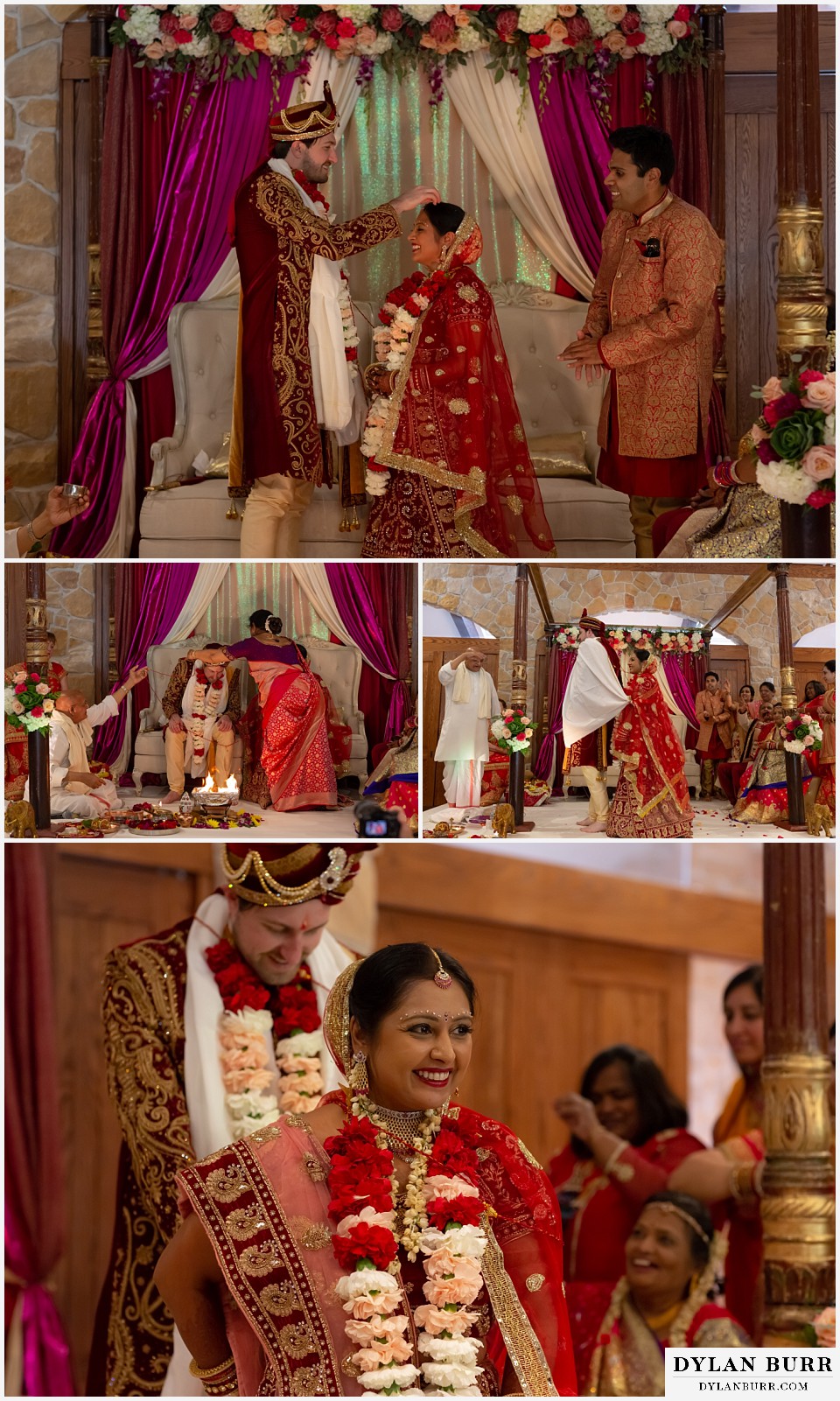 baldoria on the water wedding lakewood colorado hindu wedding first steps as husband and wife