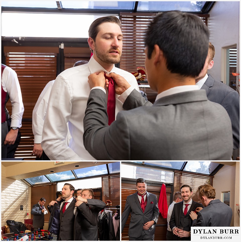 baldoria on the water wedding lakewood colorado hindu wedding groom getting ready