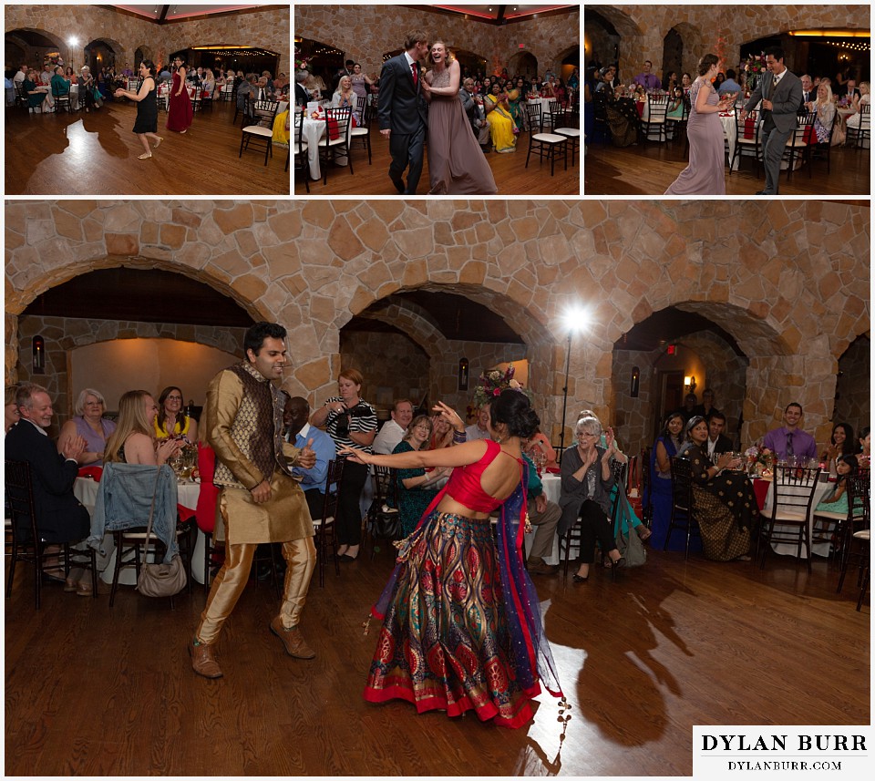 baldoria on the water wedding lakewood colorado hindu wedding bridal party entrance