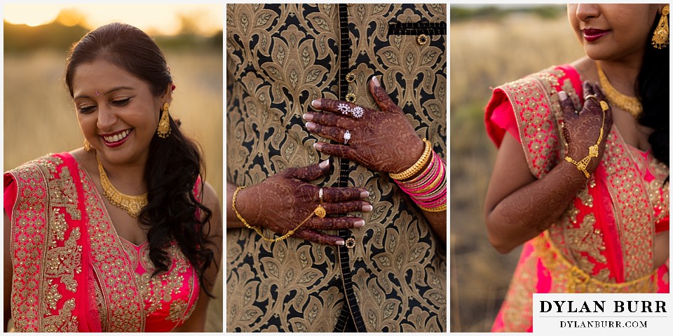 lakewood heritage center mehndi hindu wedding indian bride with henna art and groom