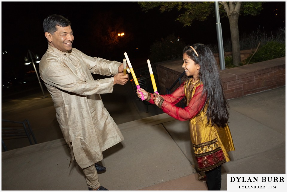 lakewood heritage center mehndi hindu wedding dandiya dance with young girl