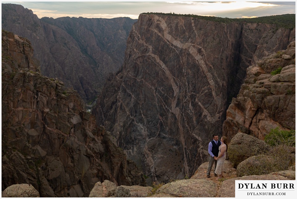 black canyon colorado elopement wedding adventure