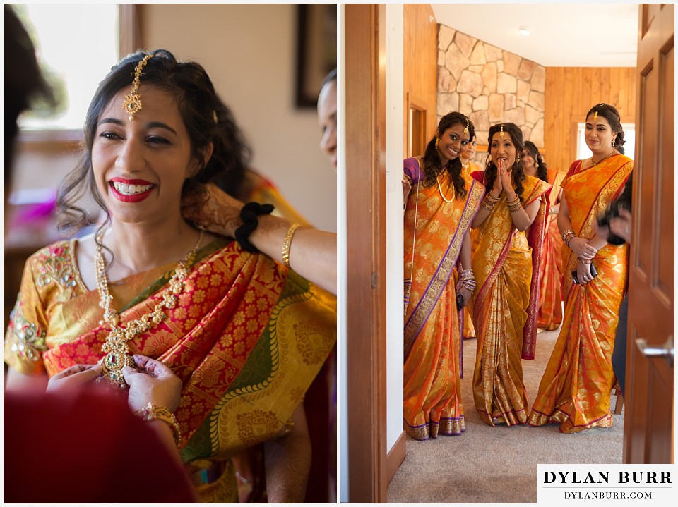 black canyon inn hindu wedding bridemaids watching