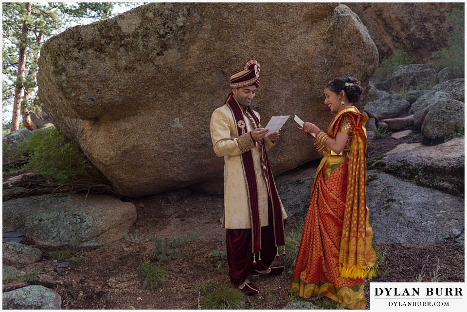 black canyon inn hindu wedding reading love letters