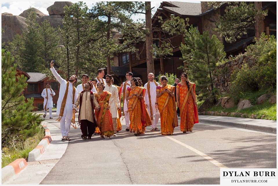 black canyon inn hindu wedding bridal party