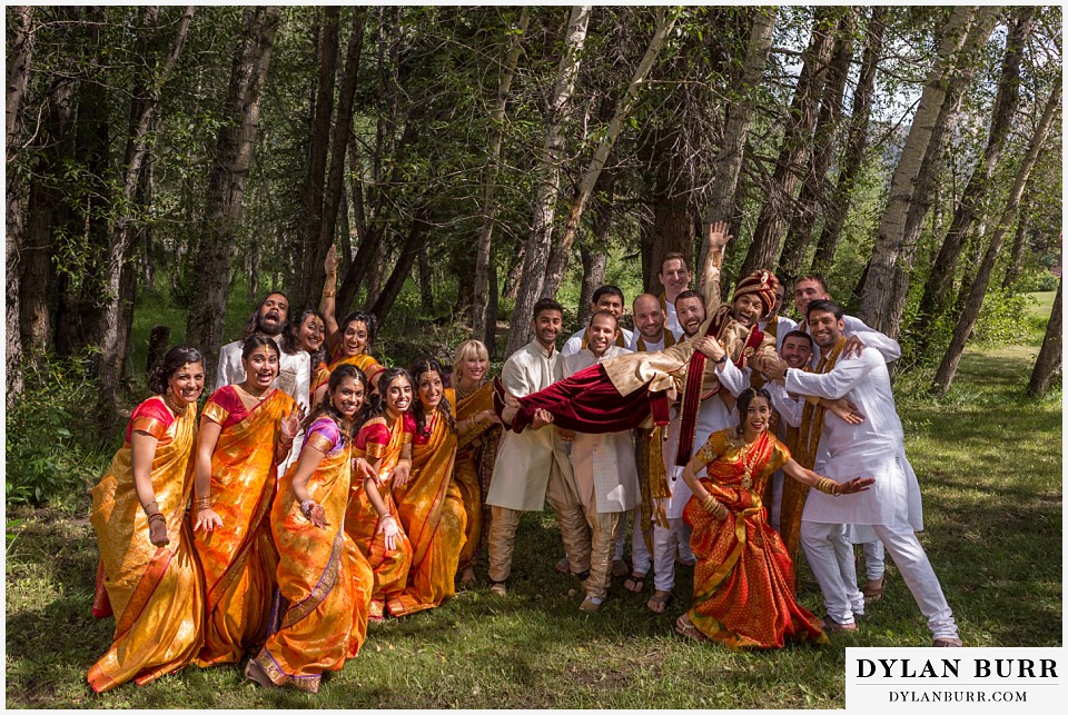 black canyon inn hindu wedding fun bridal party