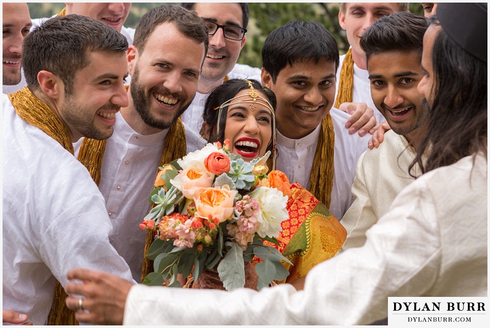 black canyon inn hindu wedding groomsmen and bride