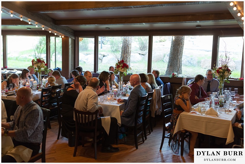 black canyon inn wedding estes park colorado twin owls restaurant