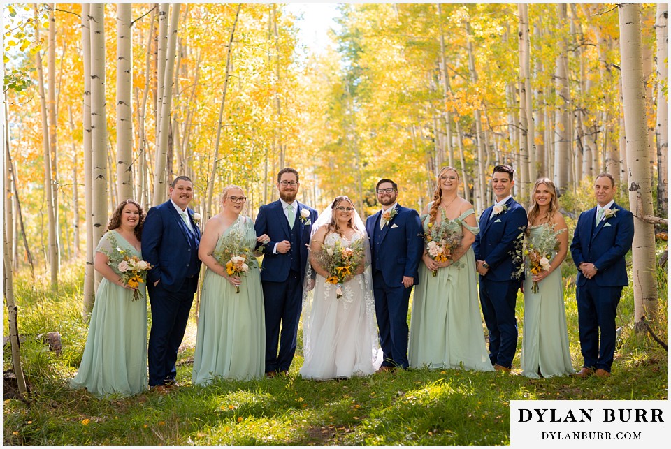 black diamond lodge wedding party