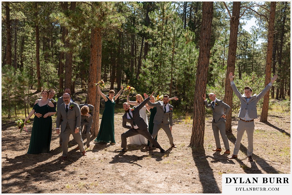 black forest by wedgewood wedding fun bridal party photos