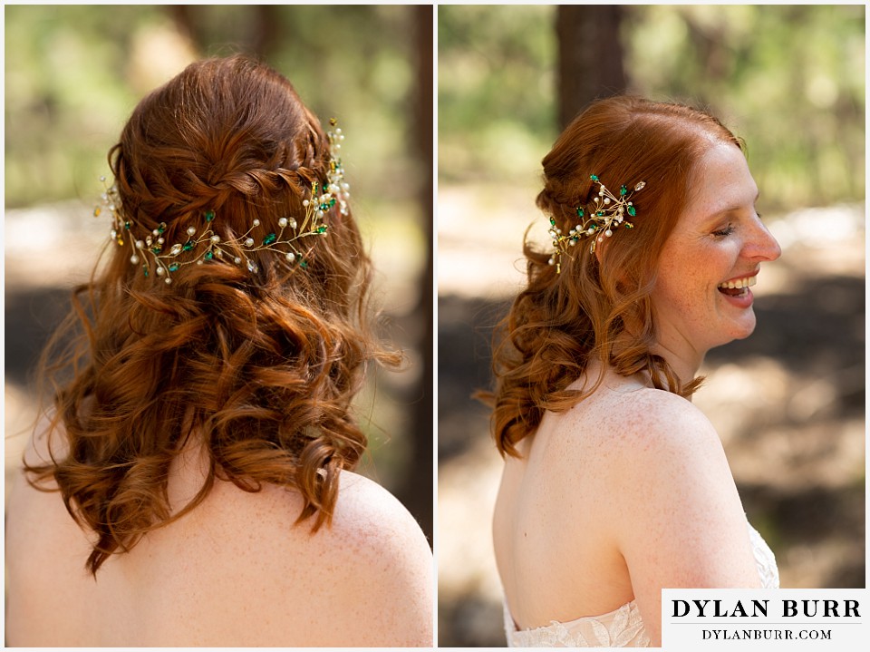 black forest by wedgewood wedding red haired bride details