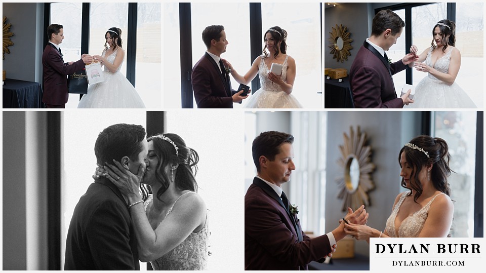 boulder creek by wedgewood wedding first look with groom