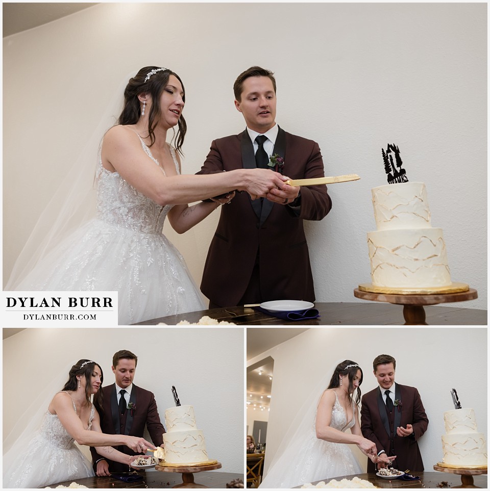 boulder creek by wedgewood weddings cutting cake