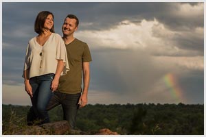 boulder engagement session