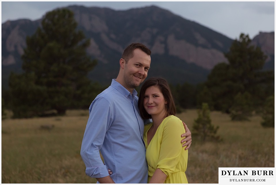 boulder wedding engagement session couple