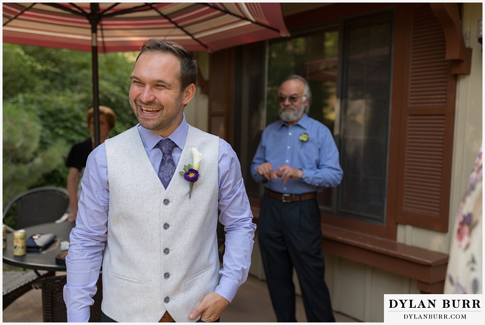 buford lodge wedding buford colorado meeker super happy groom