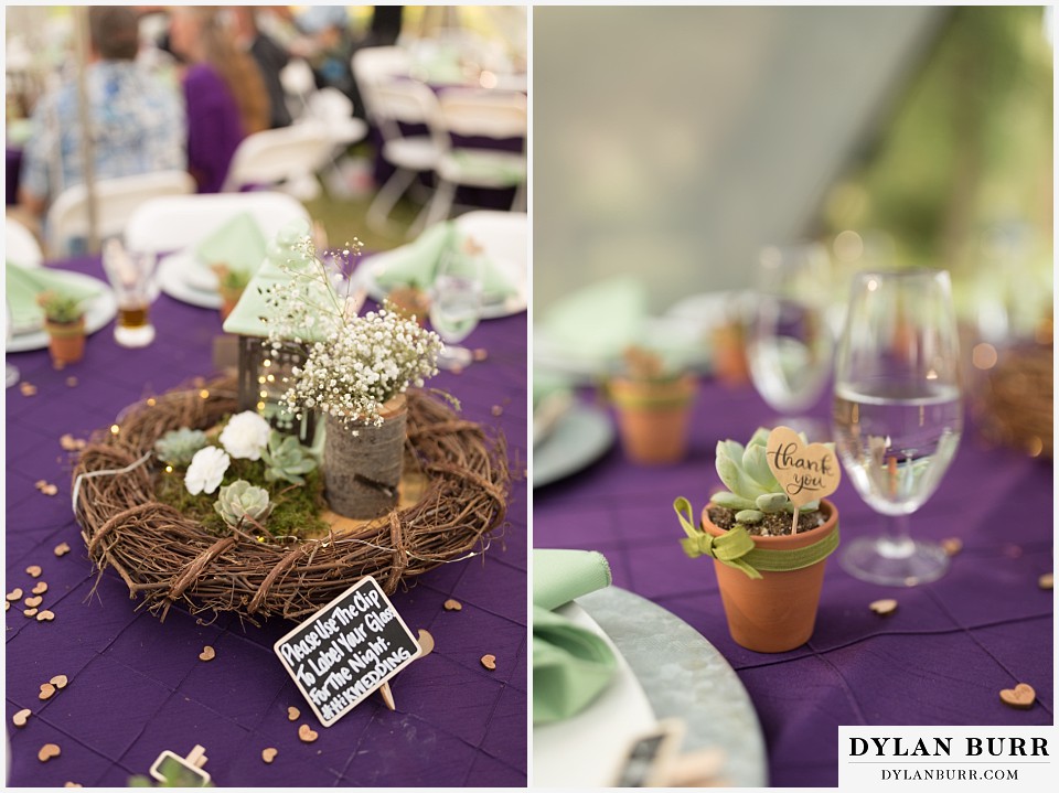 buford lodge wedding buford colorado meeker table settings