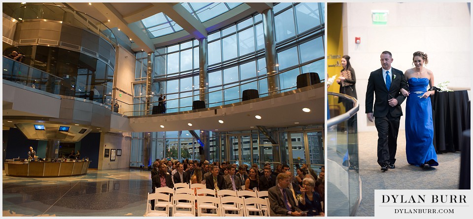 cable center denver wedding ceremony processional