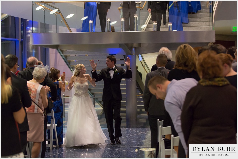 cable center denver wedding dancing ceremony