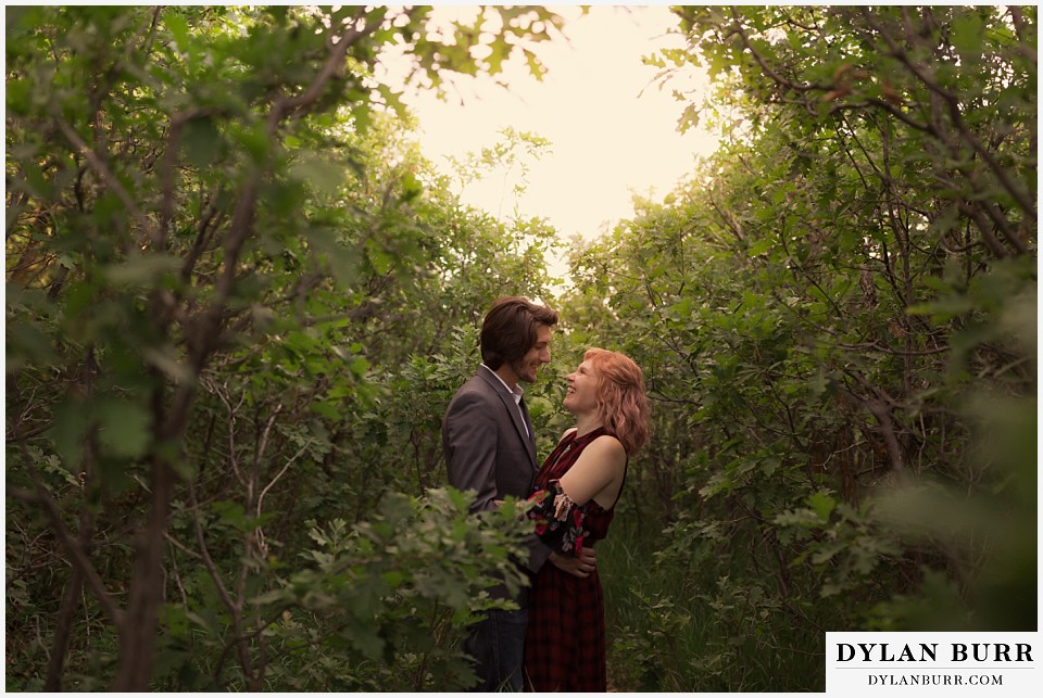 castle rock colorado engagement session in gamble oak grove