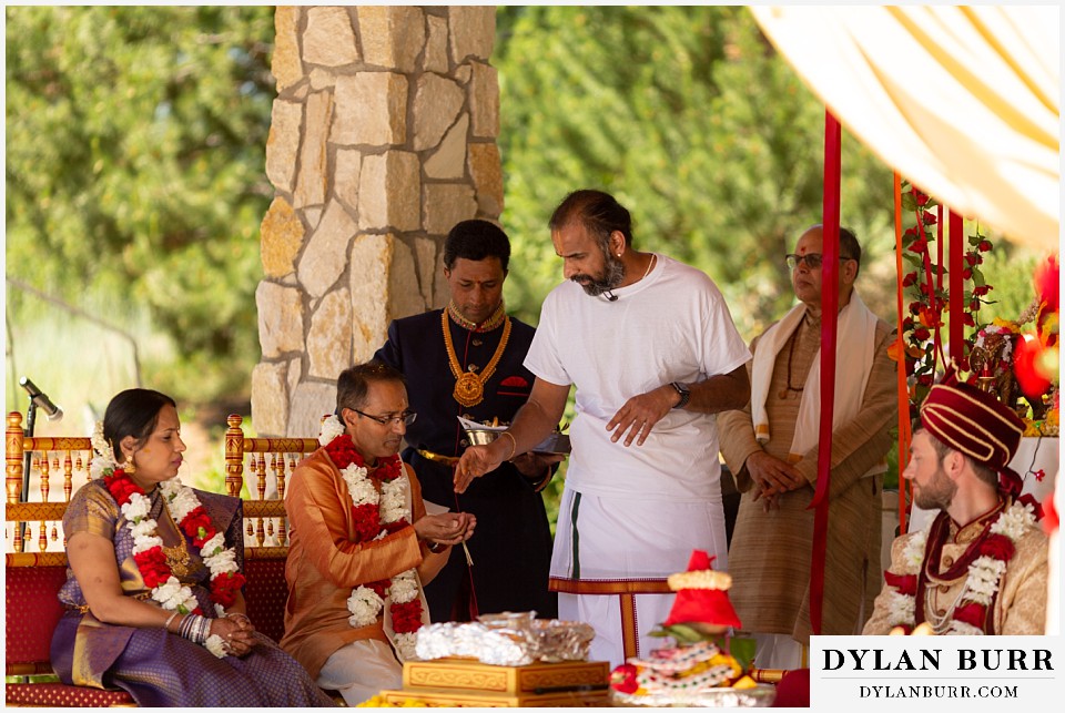cielo at castle pines wedding colorado mountain wedding hindu wedding ceremony
