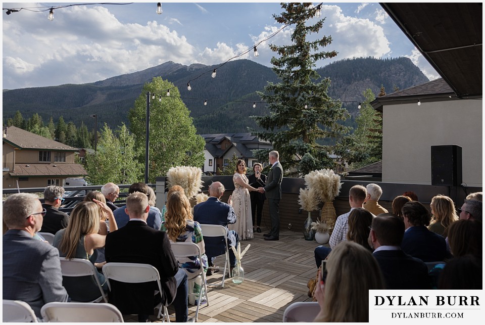 10 mile music hall micro wedding ceremony