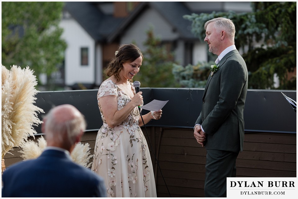 10 mile music hall micro wedding reading vows