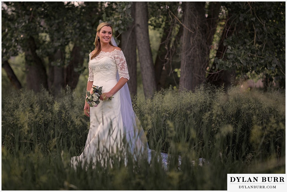 colorado bridal portrait session