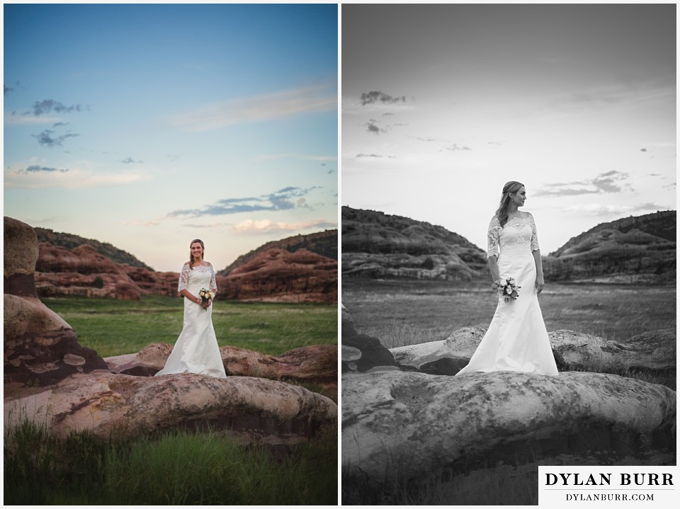 colorado bridal portrait session rock valley