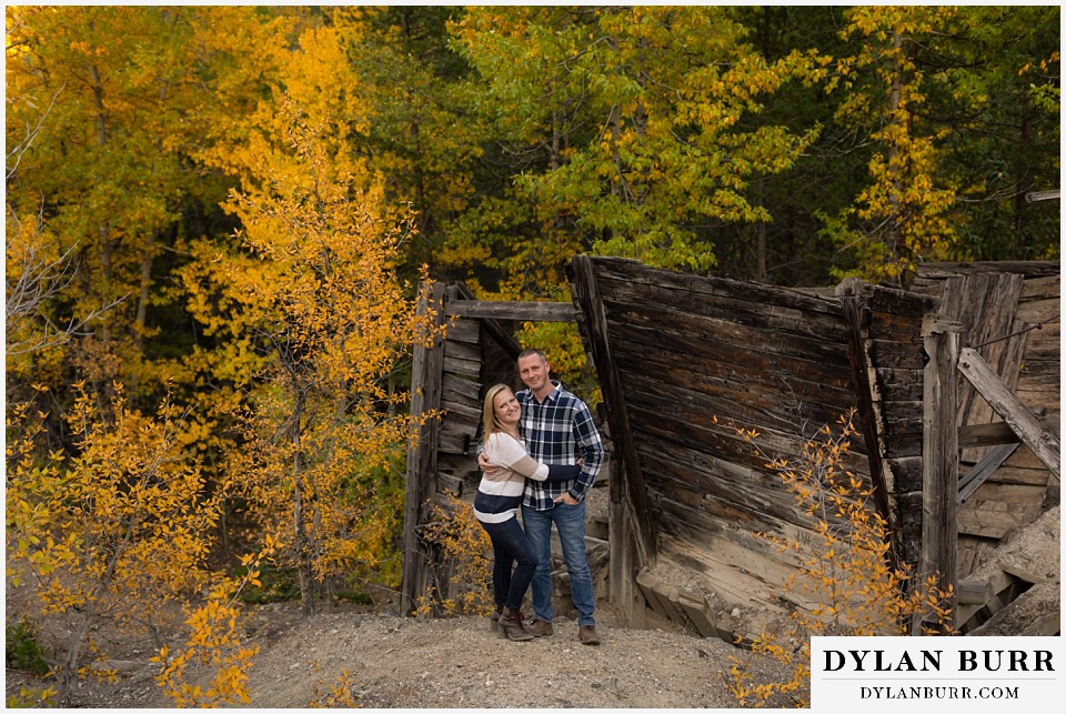 engagement photos in colorado engaged couple together