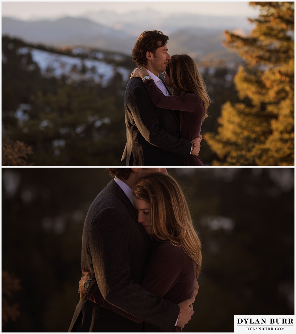 colorado mountain engagement photos