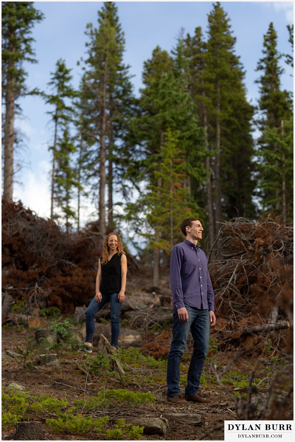 colorado mountain enagagement photo session