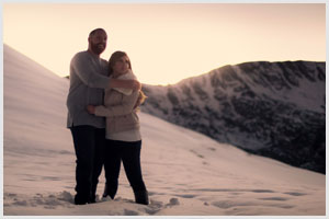 colorado mountain adventure engagement session