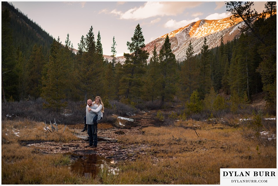 colorado mountain engagement session