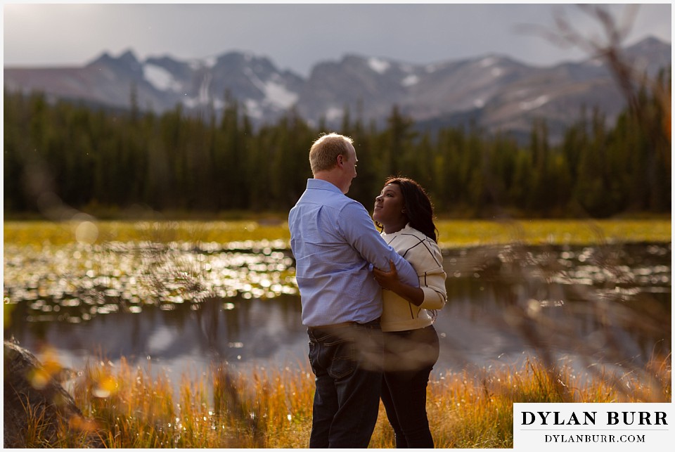 colorado mountain engagement photos