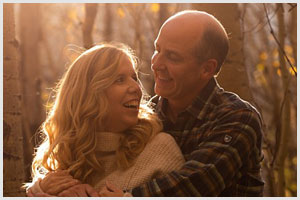 colorado engagement session in mountains