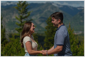 colorado mountain marriage proposal