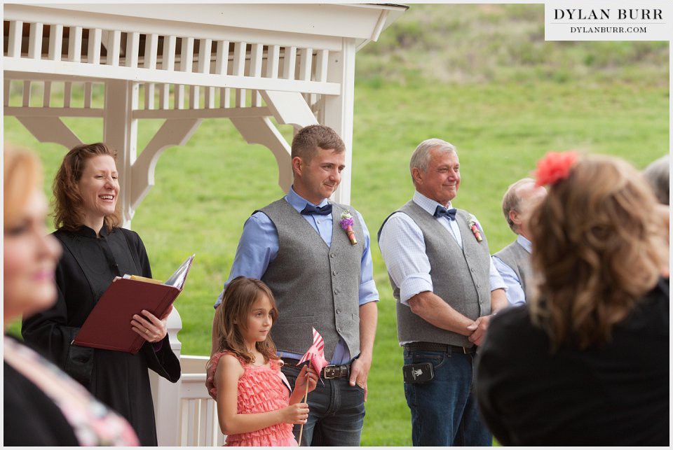 groom ceremony ellis ranch loveland colorado wedding