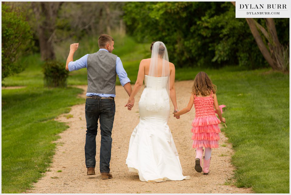 new family wedding ceremony ellis ranch loveland co