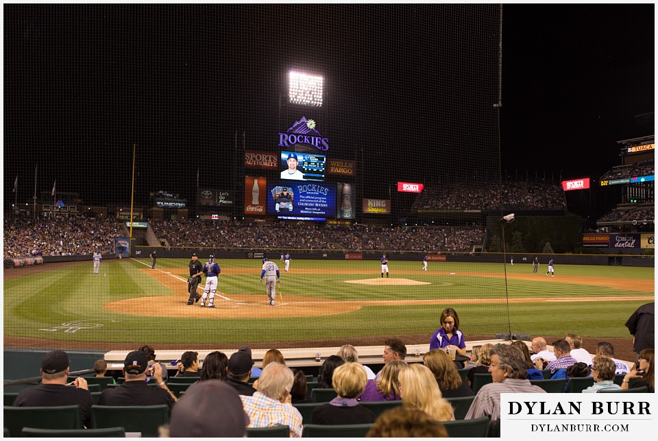 proposal at coors field rockies game vs los angeles dodgers