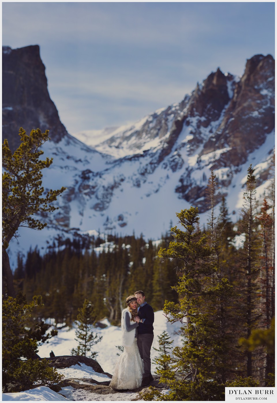 colorado winter wedding anniversary estes park