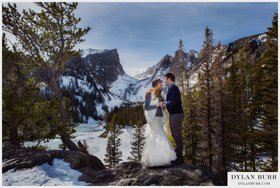 colorado winter wedding anniversary photos